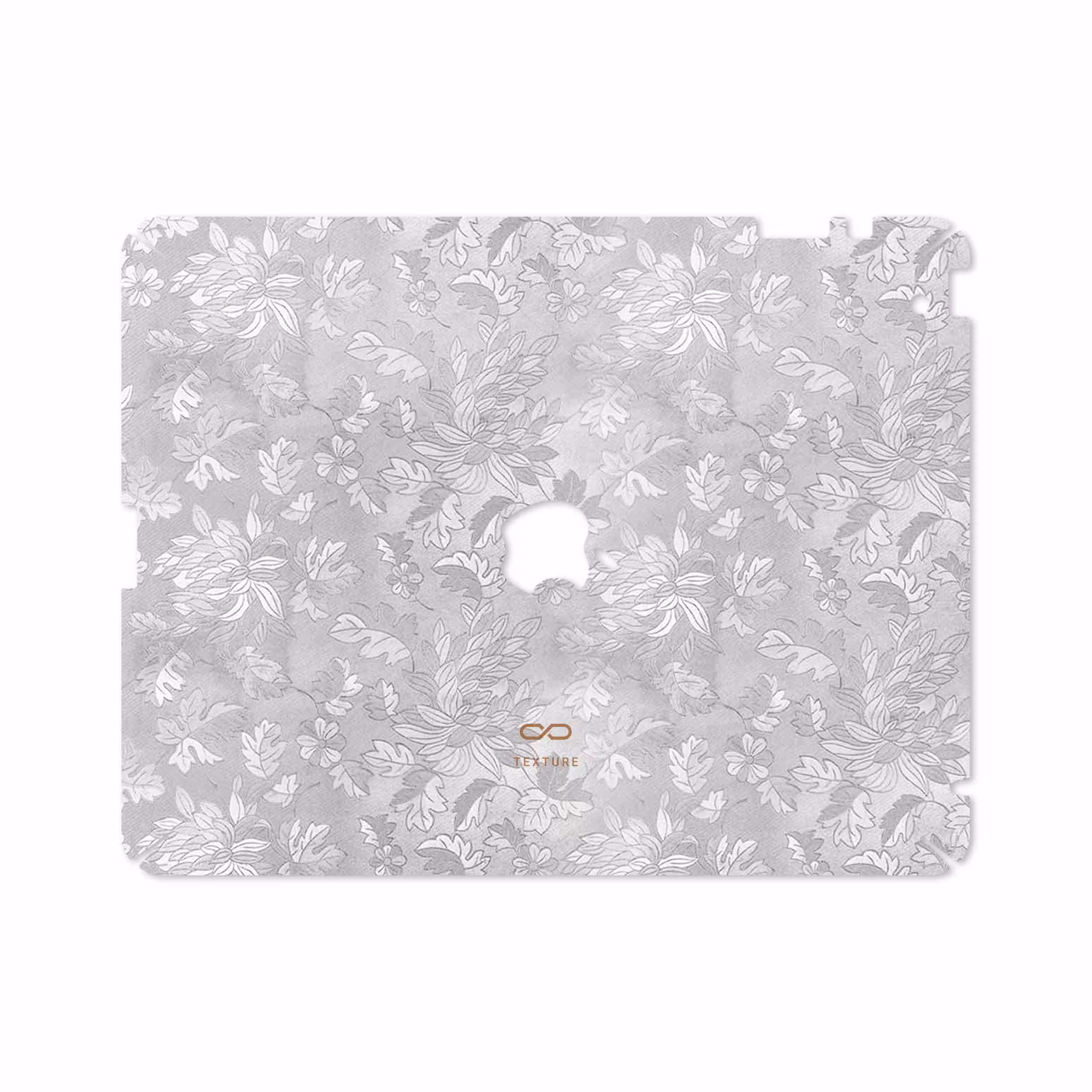 برچسب پوششی ماهوت مدل Silver-Wildflower مناسب برای تبلت اپل iPad 2 2011 A1395