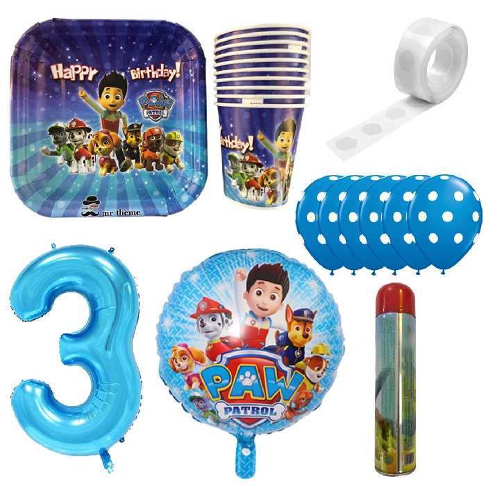 مجموعه 30 عددی تم تولد طرح سگهای نگهبان کد 3