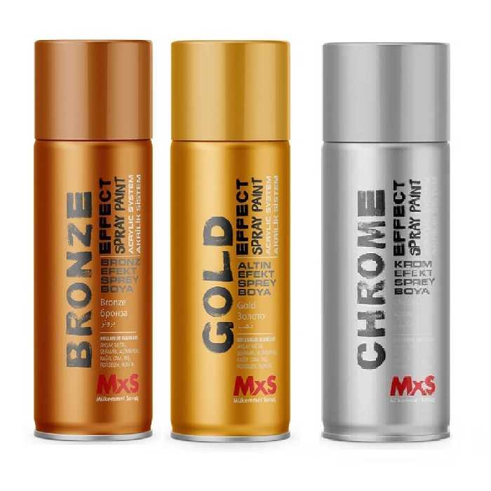 اسپری رنگ برنز ام ایکس اس مدل 181503 حجم 400 میلی لیتر