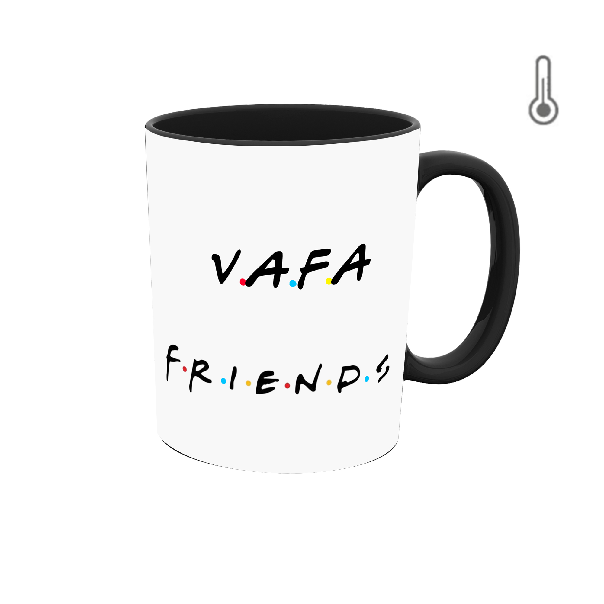 ماگ حرارتی طرح اسم وفا مدل فرندز Friends