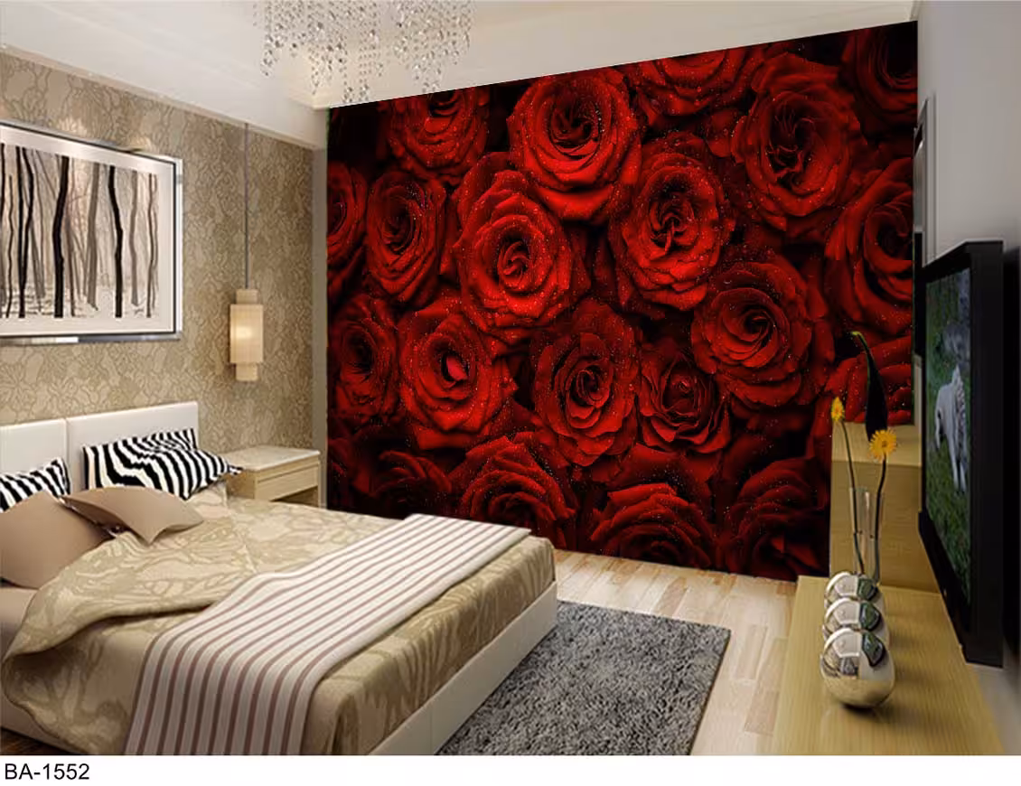 پوستردیواری گل سرخ