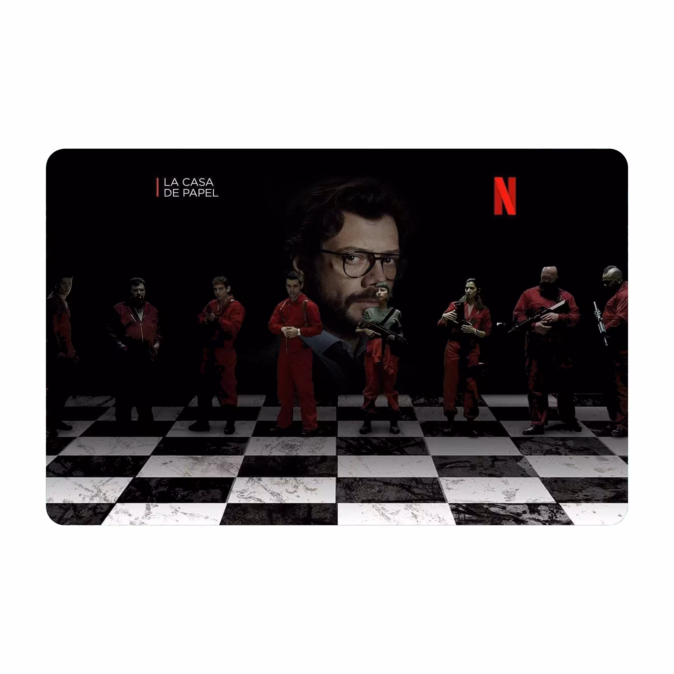 ماوس پد طرح مانی هیست - Money Heist مدل mpb95