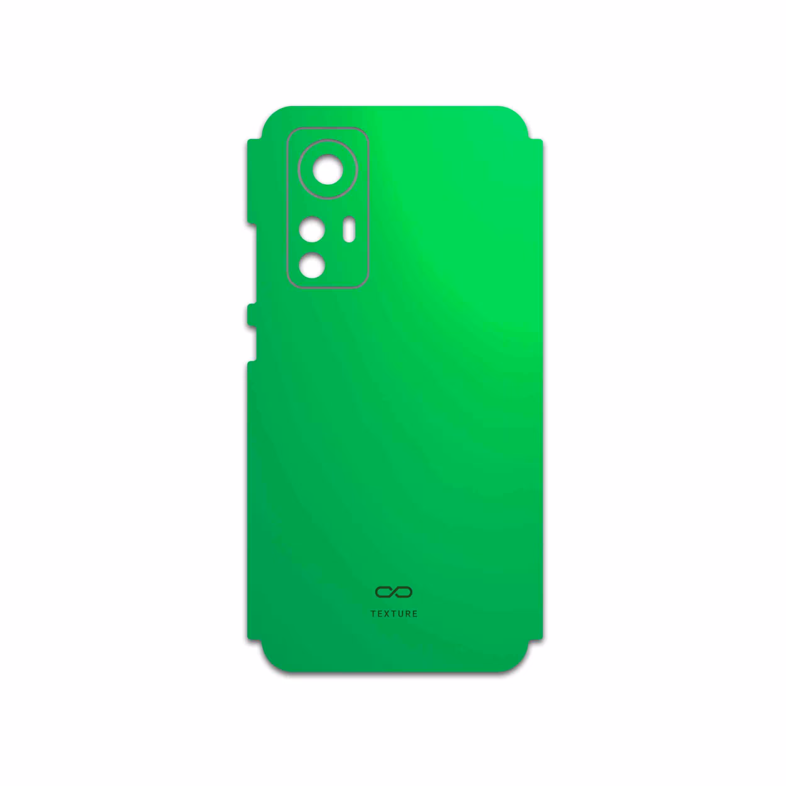 برچسب پوششی ماهوت مدل Matte-Green مناسب برای گوشی موبایل شیائومی 12X