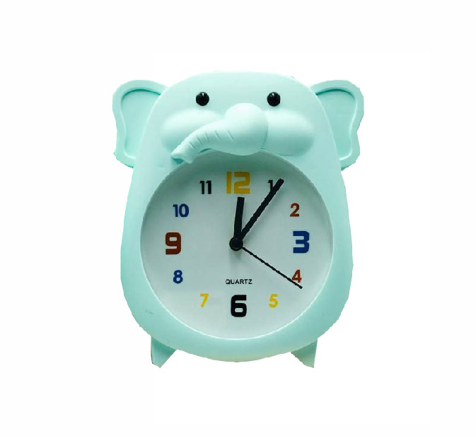 ساعت رومیزی زنگ دار طرح فیل