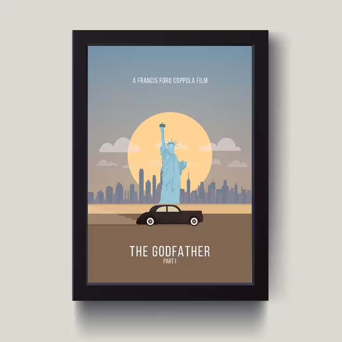 تابلو مدل The Godfather کدS2629-b
