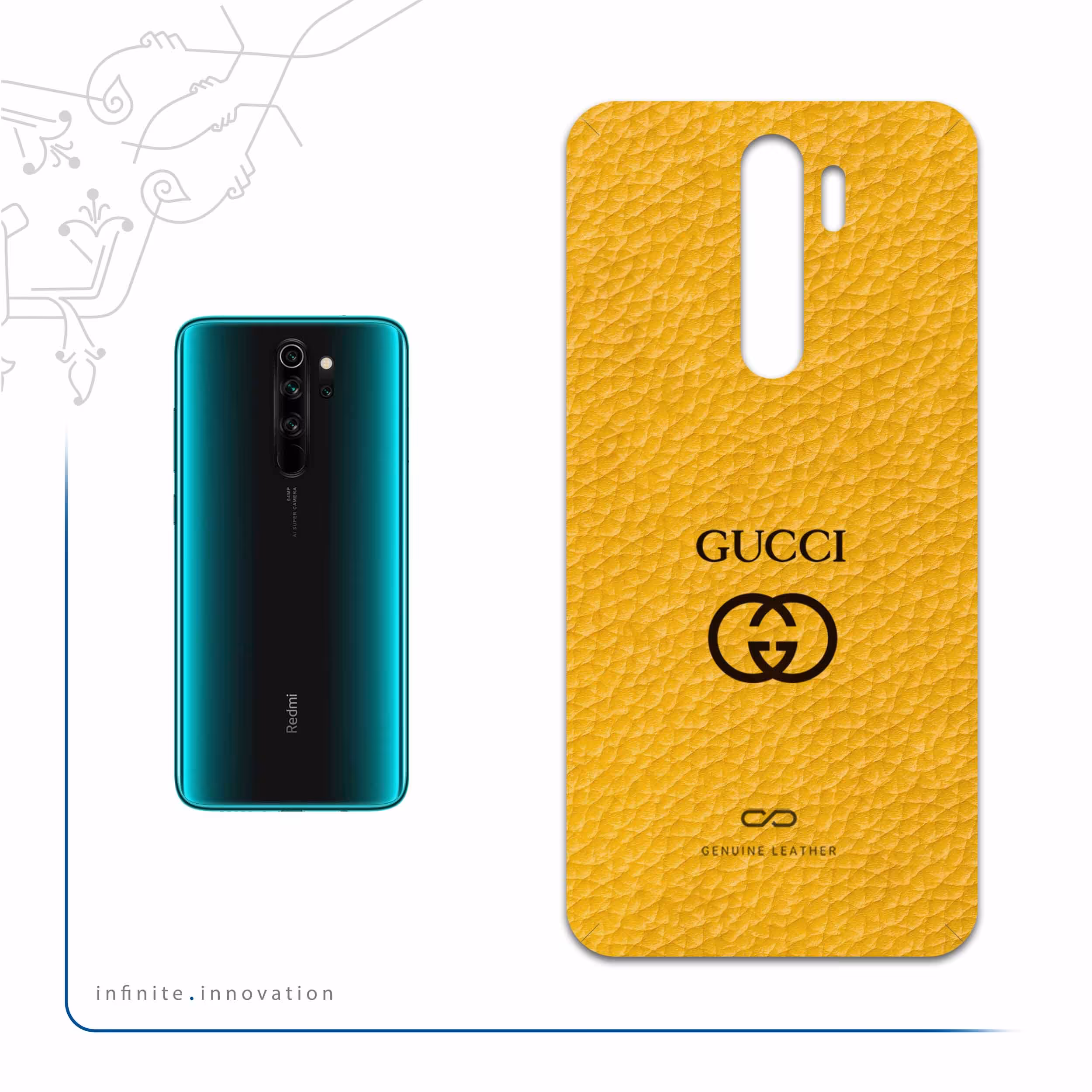 برچسب پوششی ماهوت مدل ML-GCC مناسب برای گوشی موبایل شیائومی Redmi Note 8 Pro