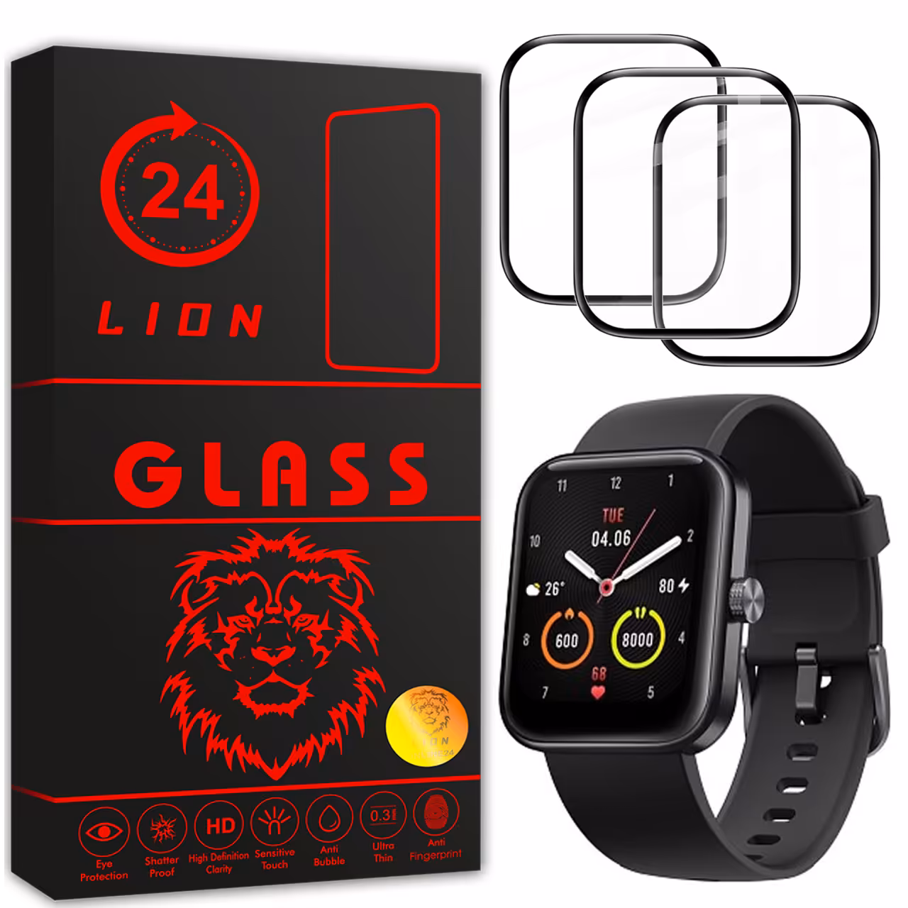 محافظ صفحه نمایش لاین مدل RT007 مناسب برای ساعت هوشمند شیائومی Maimo Watch wt 2105 بسته سه عددی