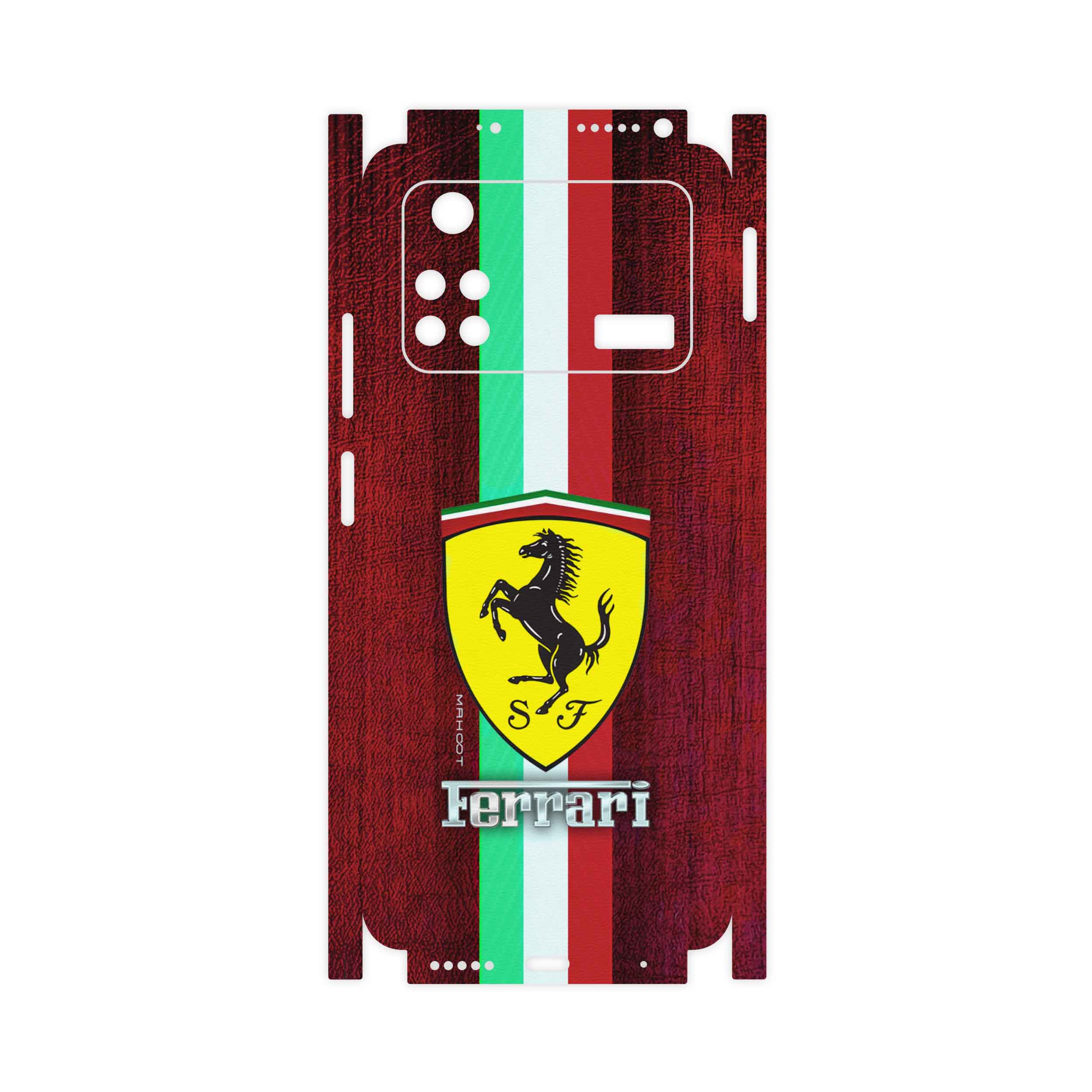 برچسب پوششی ماهوت مدل Ferrari-FullSkin مناسب برای گوشی موبایل شیائومی Poco M4 Pro 4G