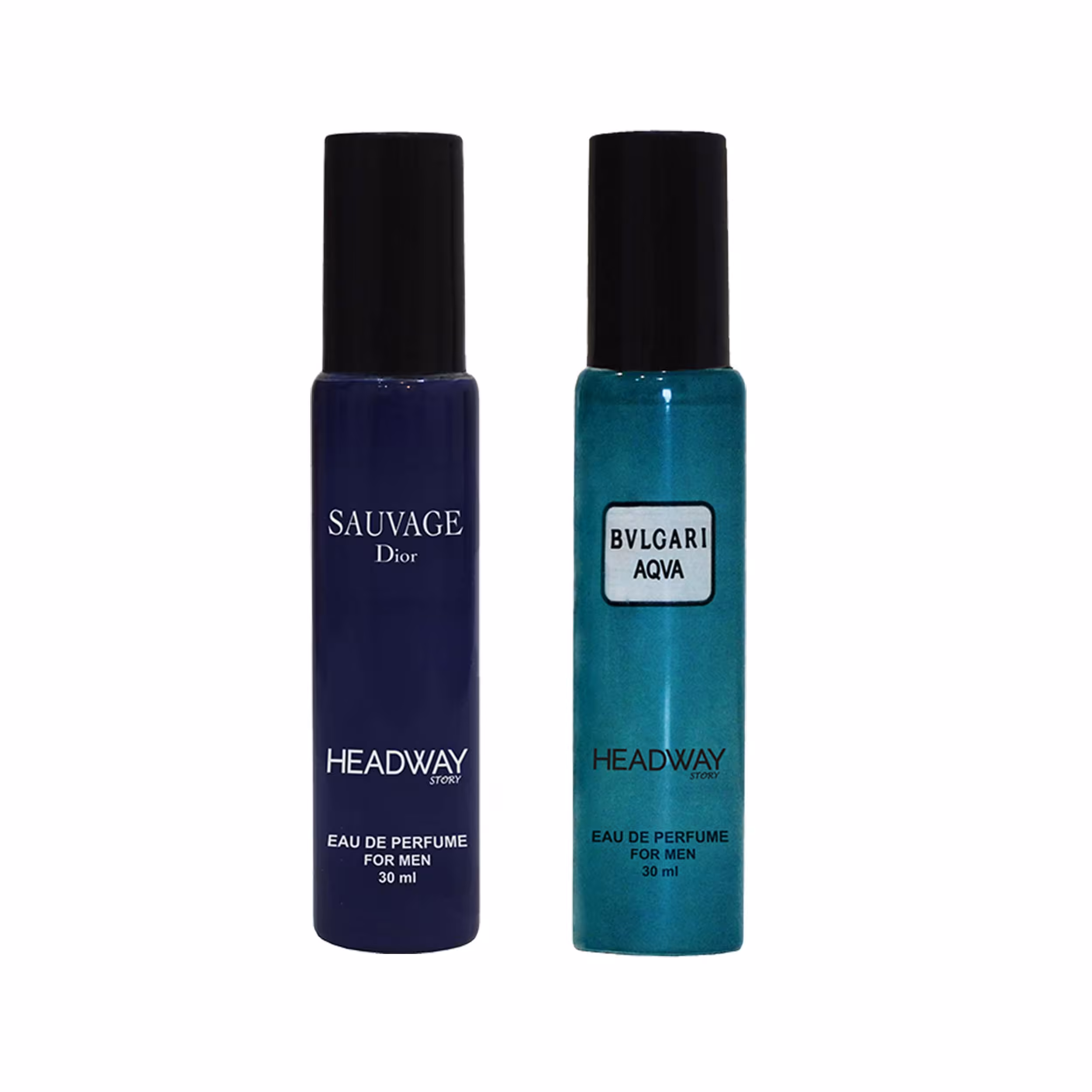عطر جیبی مردانه هدوی استوری مدل دیور ساواج و آکوا بولگاری حجم 30 میلی لیتر مجموعه 2 عددی