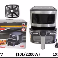 سرخ کن رژیمی10لیتری بدون روغن سیلور کرست KQZX08 تمام استیل