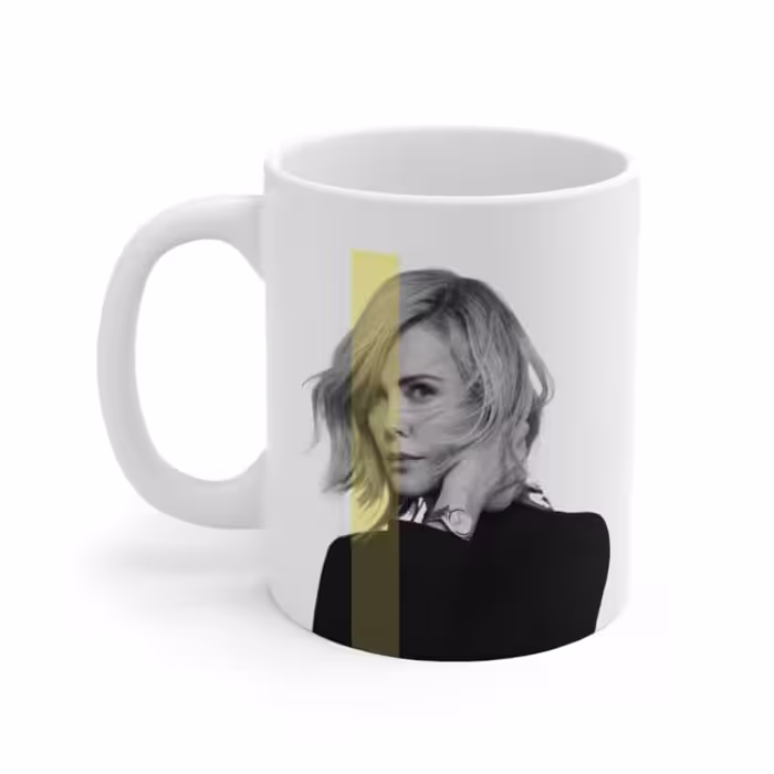 ماگ طرح شارلیز ترون Charlize Theron مدل NM1894