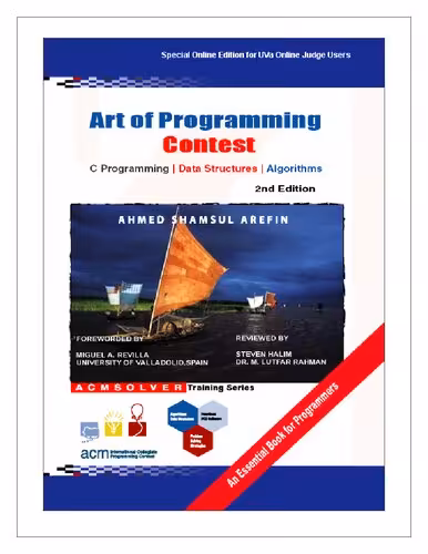 خرید و دانلود نسخه کامل کتاب Art of Programming Contest: C Programming, Data Structures, Algorithms