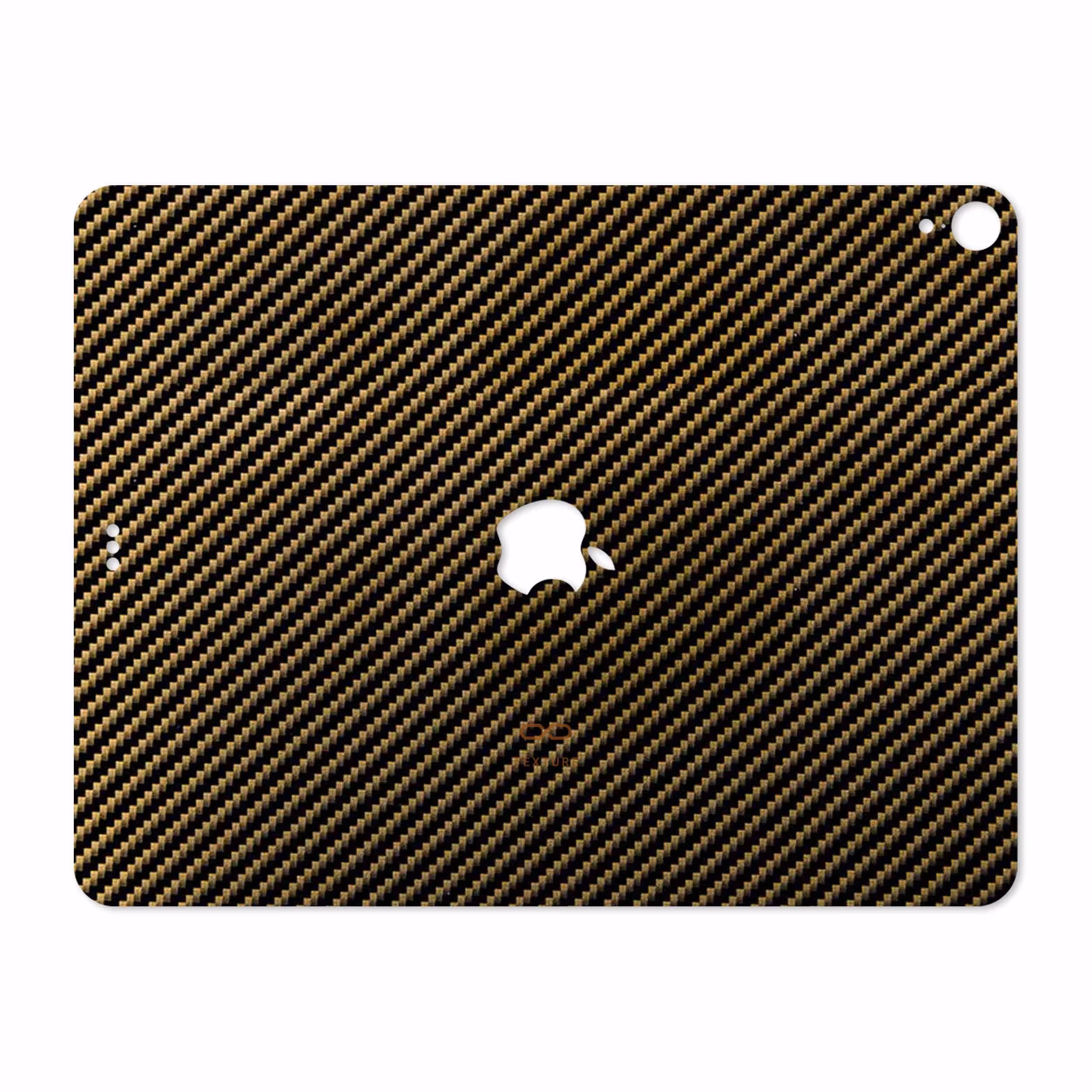 برچسب پوششی ماهوت مدل Glossy-Brown-Fiber مناسب برای تبلت اپل iPad Pro 12.9 (GEN 3) 2018 A1876