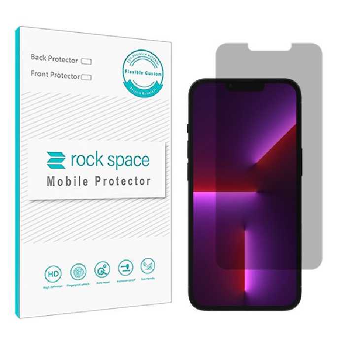 گلس اپل iPhone 13 Pro مدل نانو هیدروژل پرایوسی برند راک اسپیس کد S