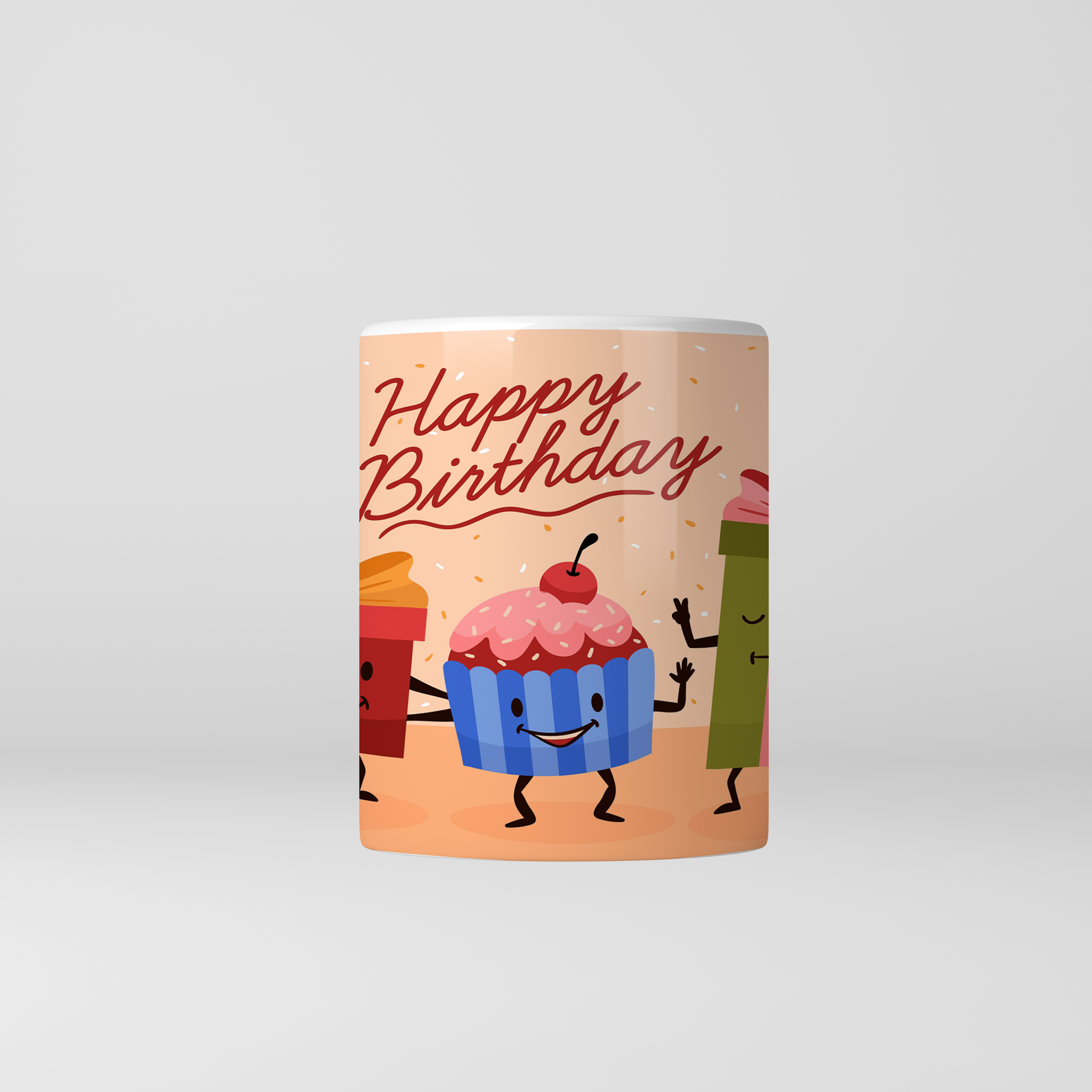 ماگ مدل فانتزی طرح تولد مبارک