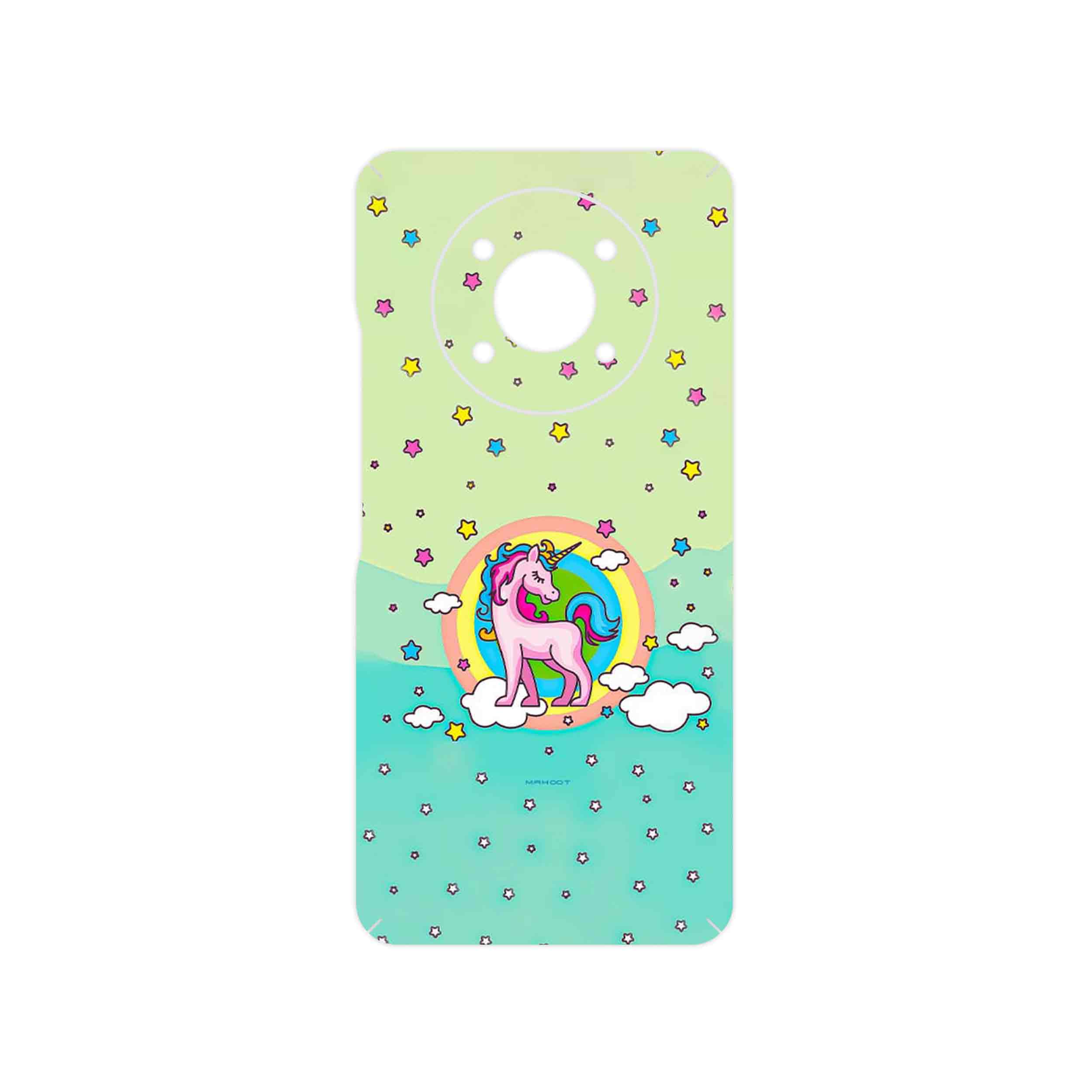 برچسب پوششی ماهوت مدل Rainbow unicorn adventure مناسب برای گوشی موبایل آنر X9 5G