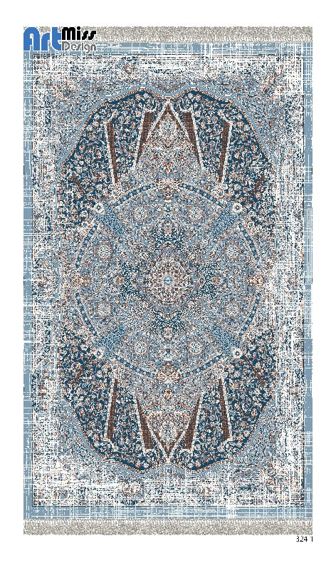 فرشینه و قالیچه درجه1 در ابعاد متنوع با ترمز فرش زمینه سورمه ای