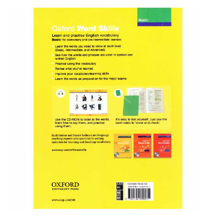 کتاب Oxford word skills Basic اثر Ruth Gairns And Stuart Redman انتشارات آرماندیس