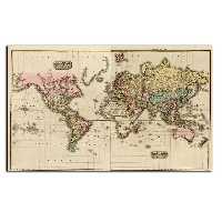 تابلو شاسی بکلیت طرح نقشه ی جهان مدل SH-9213