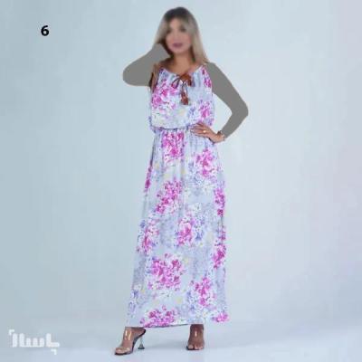 مدل پیراهن ساحلی بلند زنانه مدل آریان ( پاپیون )7