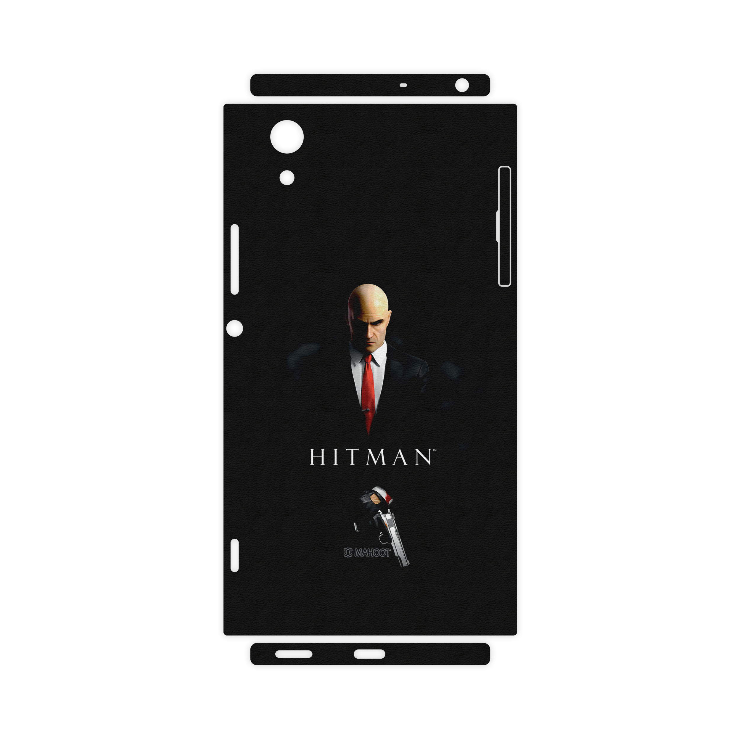 برچسب پوششی ماهوت مدل HITMAN-Game-FullSkin مناسب برای گوشی موبایل سونی Xperia XA1