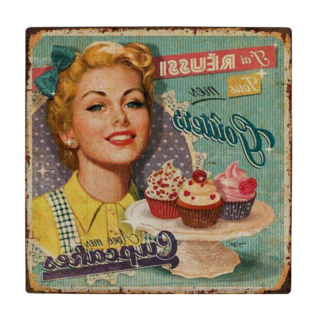 کاشی طرح نقاشی کاپ کیک کد wk617