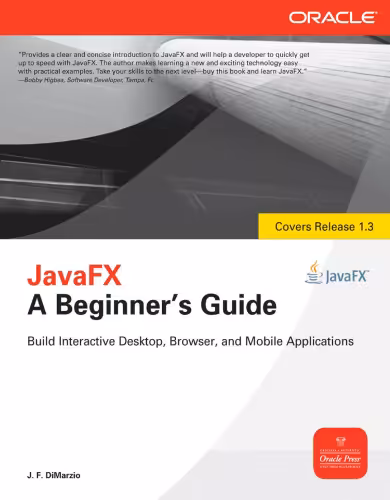 خرید و دانلود نسخه کامل کتاب JavaFX A Beginners Guide