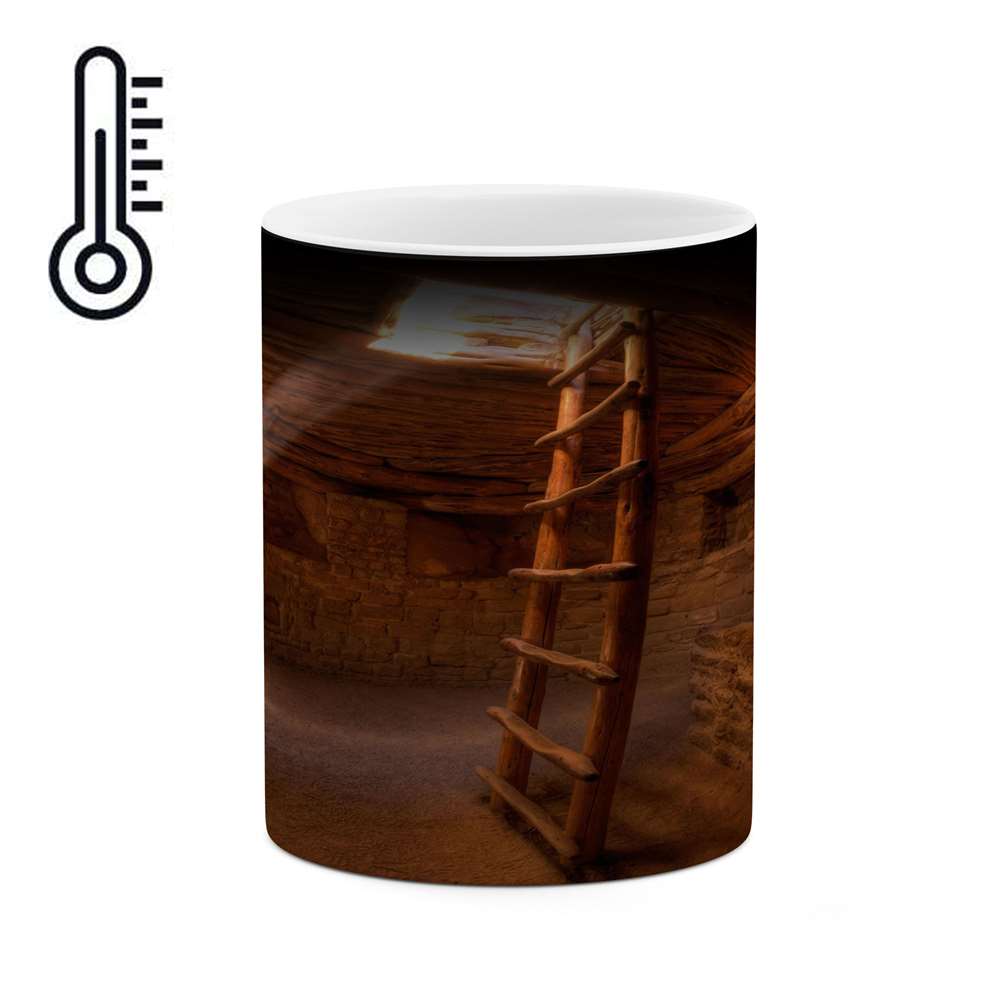 ماگ حرارتی کاکتی طرح نقاشی مدل mgh13675