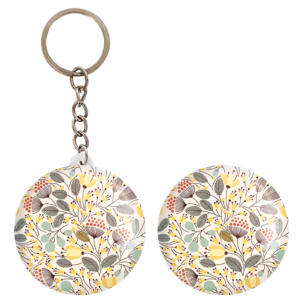 پیکسل خندالو مدل گل گلی کد 2224 به همراه جاکلیدی