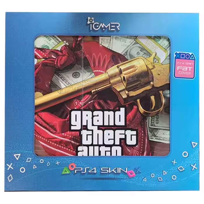 برچسب پلی استیشن ۴ فت آیگیمر مدل Grand Theft Auto