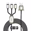 کابل تبدیل USB به USB-C / microUSB / لایتنینگ باسئوس مدل CAMLT-YE01 طول 1.2 متر