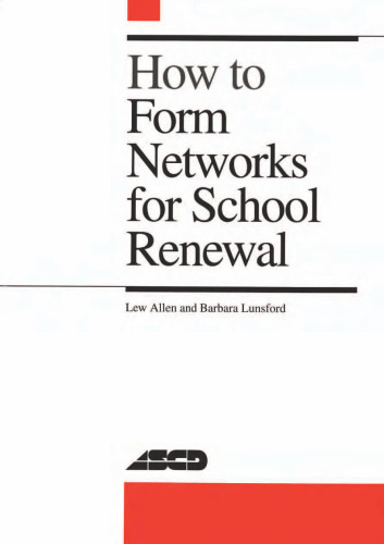 خرید و دانلود نسخه کامل کتاب How to Form Networks for School Renewal
