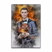 تابلو شاسی گوفی مدل کریستیانو رونالدو و جایزه بهترین بازیکن فوتبال طرح CR7 Cristiano Ronaldo کد BLNDOR21 | دنیای قاب