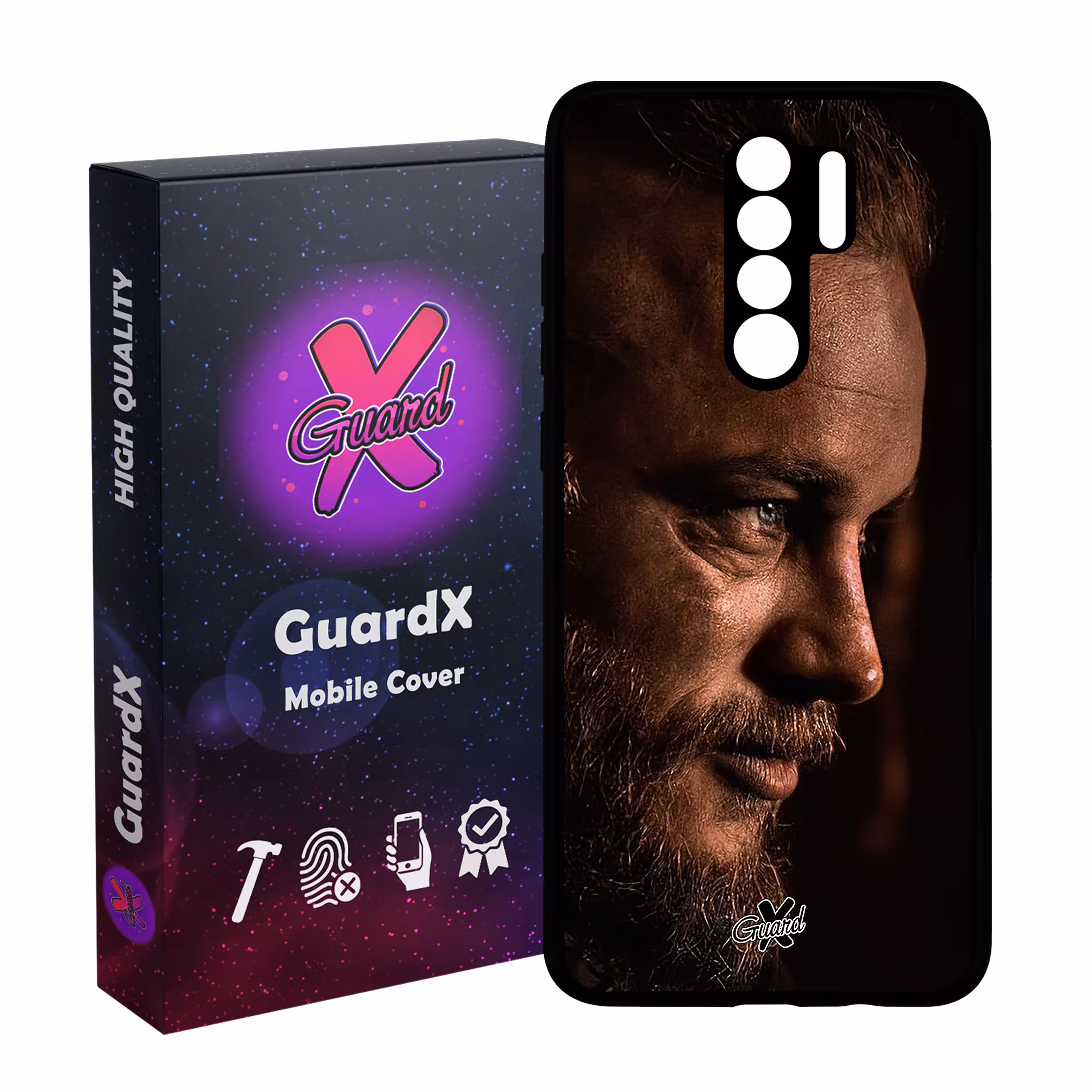 کاور گارد ایکس طرح Ragnar مدل Glass10420 مناسب برای گوشی موبایل شیائومی Redmi 9/Redmi 9 Prime/Poco M2