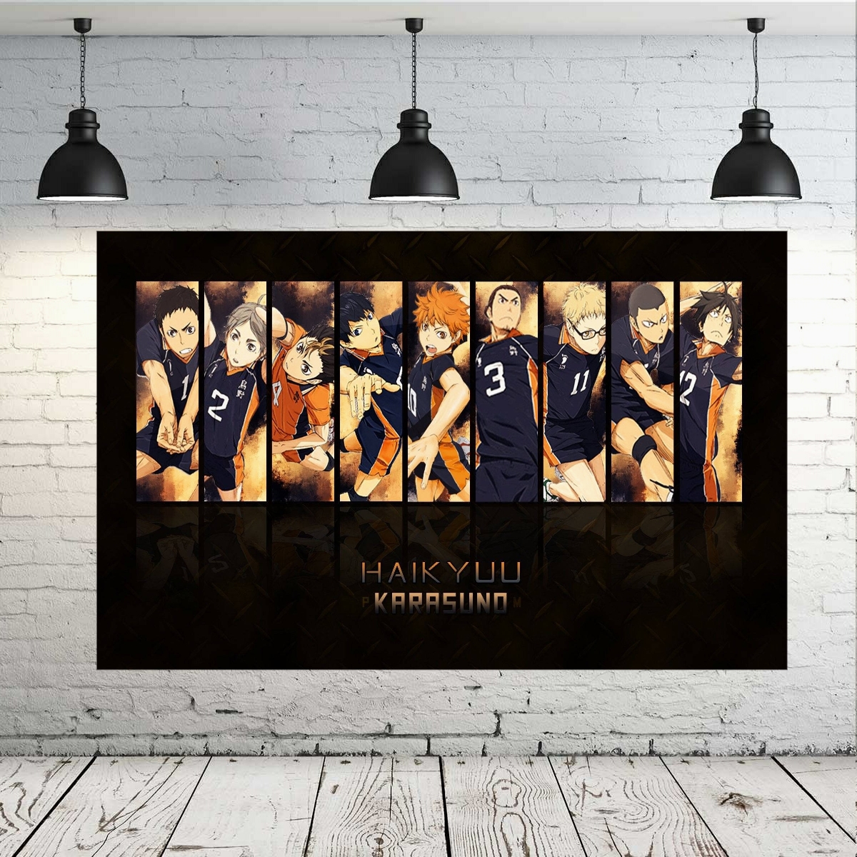 تابلو بوم طرح انیمه هایکیو - Haikyu مدل SDB1511