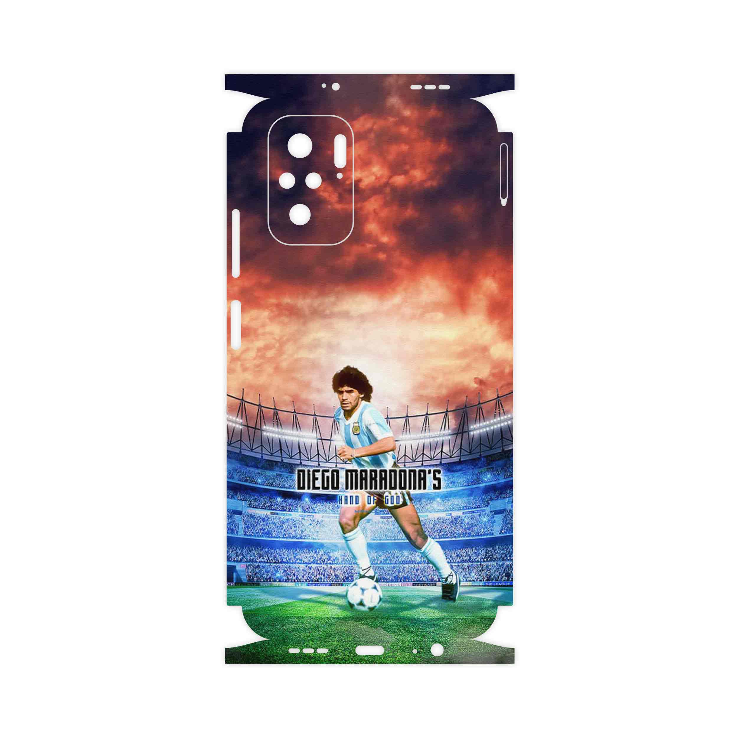 برچسب پوششی ماهوت مدل Diego Maradona-FullSkin مناسب برای گوشی موبایل شیائومی Poco M5s