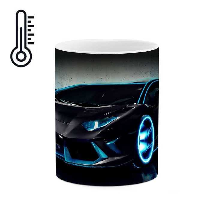 ماگ حرارتی طرح ماشین lamborghini huracan مدل mgph15521