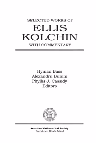 خرید و دانلود نسخه کامل کتاب Selected works of Ellis Kolchin with commentary