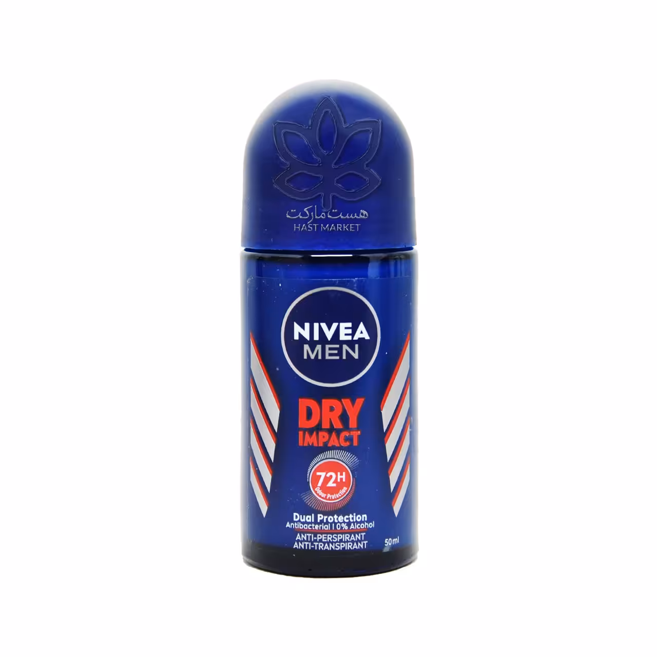 مام رول ضد تعریق آنتی باکتریال درای ایمپکت آقایان 50 میل نیوآ - nivea