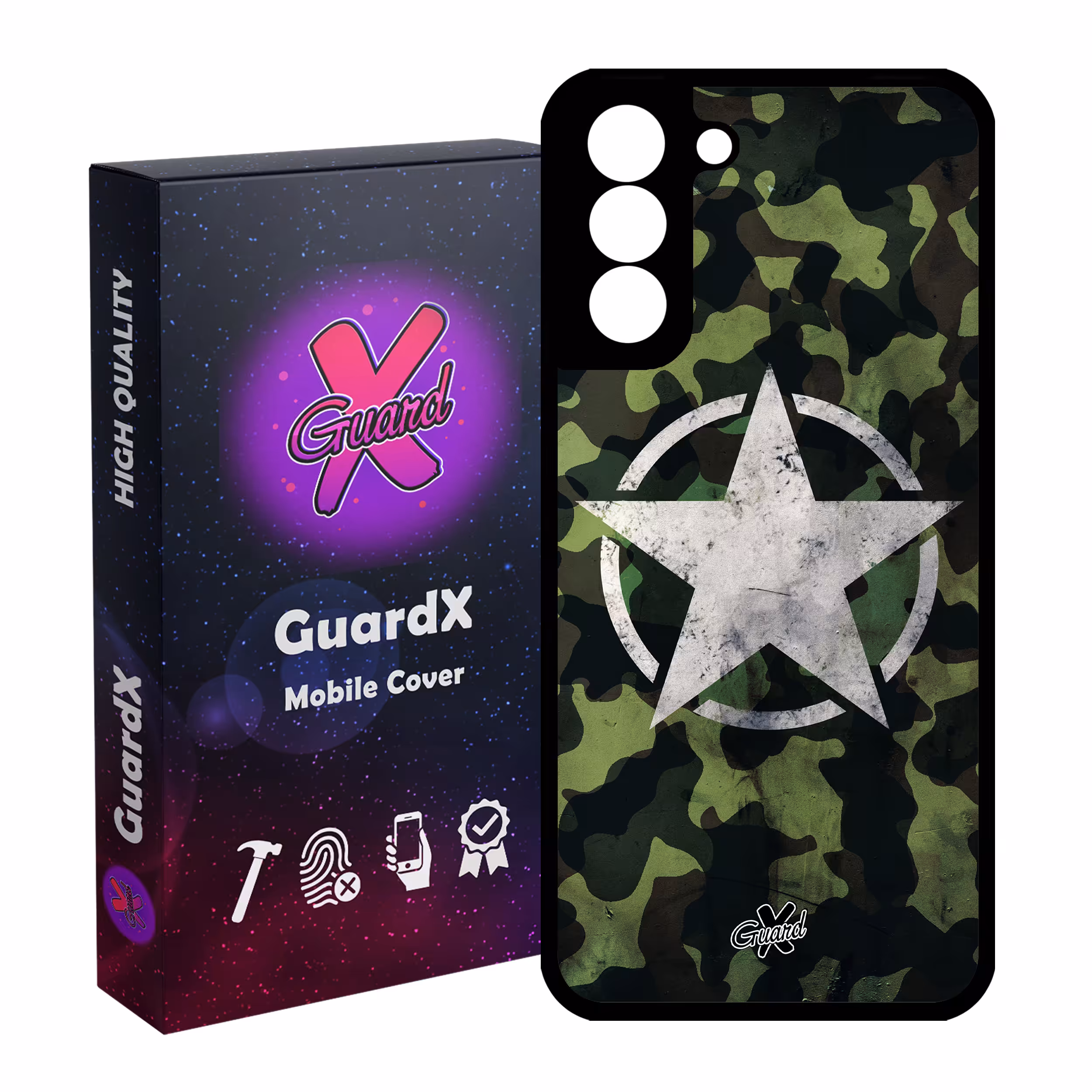 کاور گارد ایکس طرح Star مدل Glass10194 مناسب برای گوشی موبایل سامسونگ Galaxy S21 FE