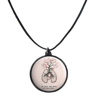 گردنبند پرمانه طرح عاشقانه کد pmb.4372 مدل دو طرفه