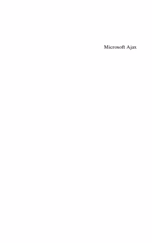 خرید و دانلود نسخه کامل کتاب Microsoft Ajax