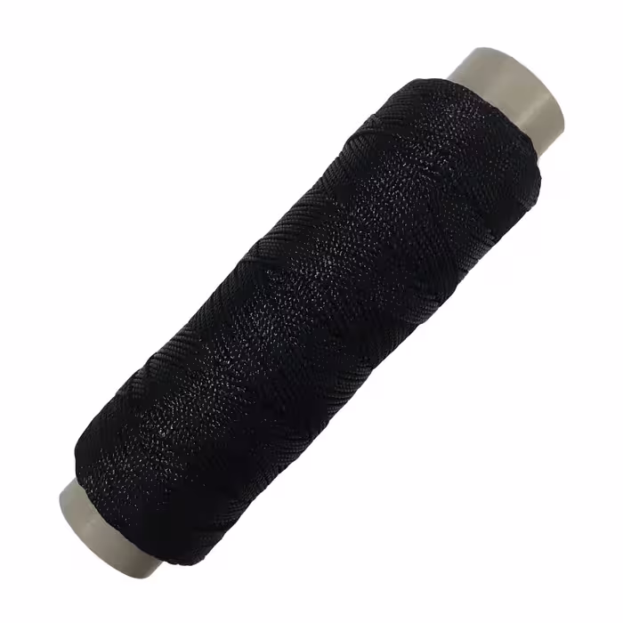 نخ دوخت چرم دوزی مدل ابریشمی Blk100m سایز 10 طول 100 متر