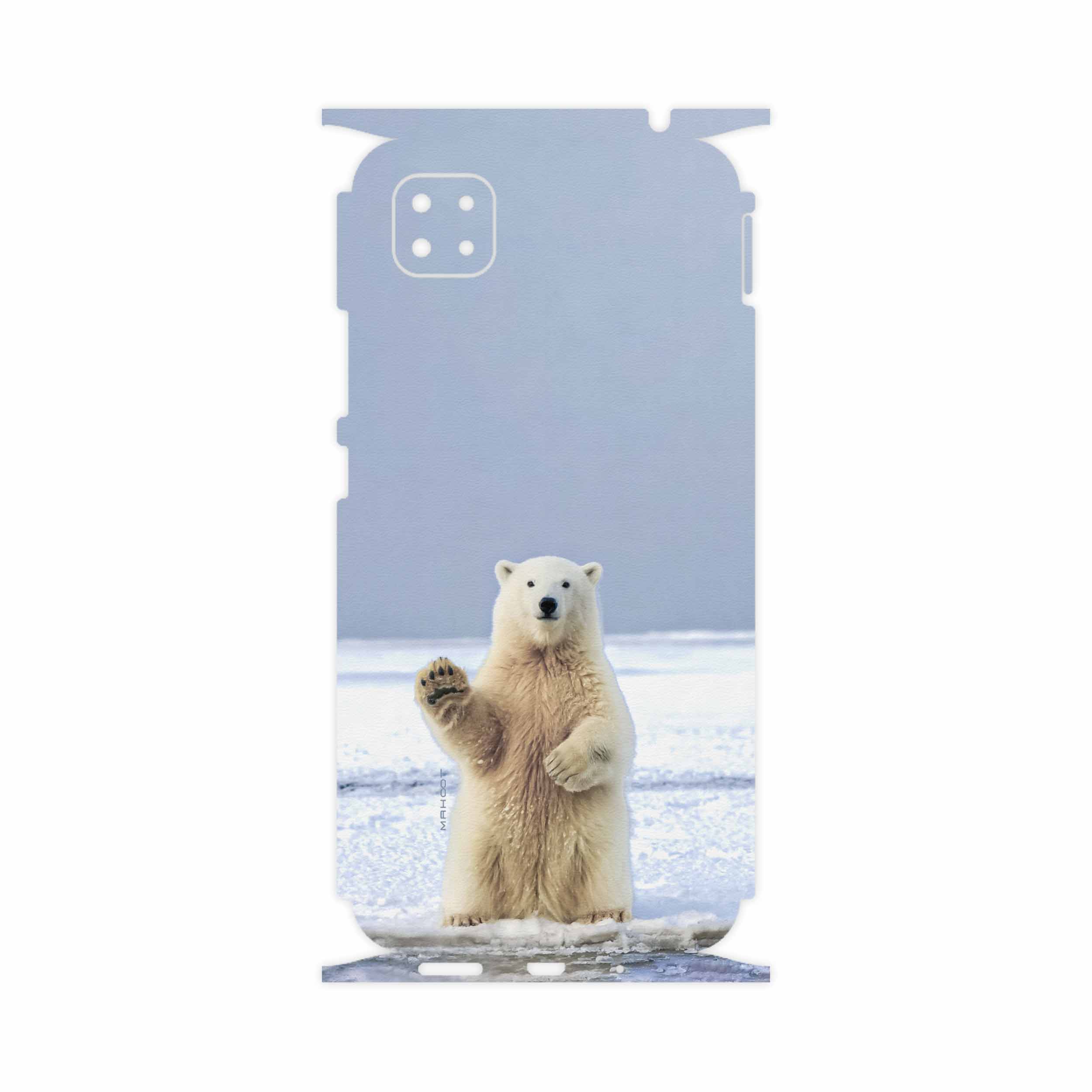 برچسب پوششی ماهوت مدل Polar-bear-FullSkin مناسب برای گوشی موبایل شیائومی Poco C3