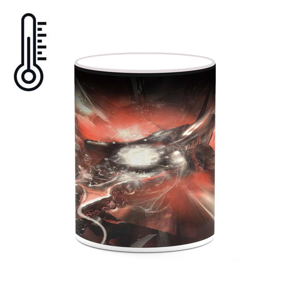 ماگ حرارتی کاکتی طرح فانتزی مدل mgh19490