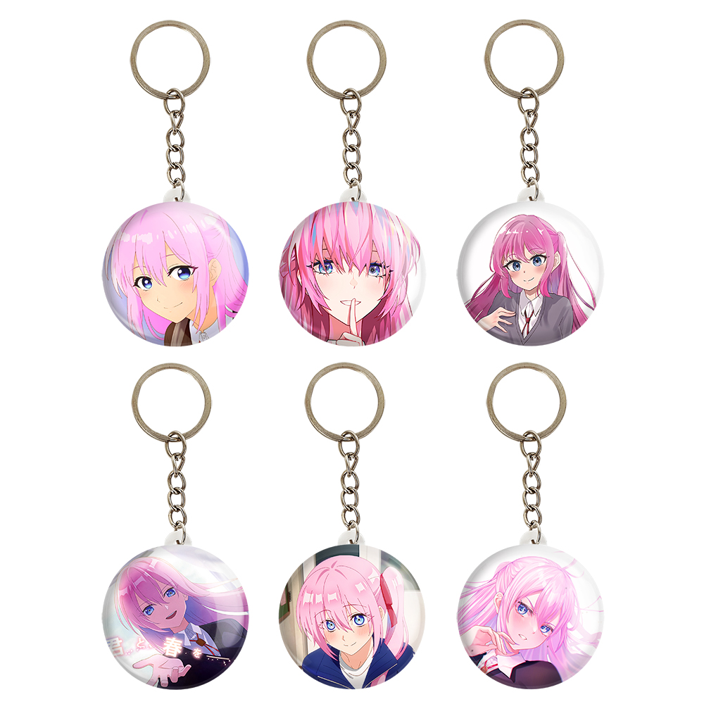 جاکلیدی خندالو مدل انیمه شیکیموری کد 824B مجموعه 6 عددی