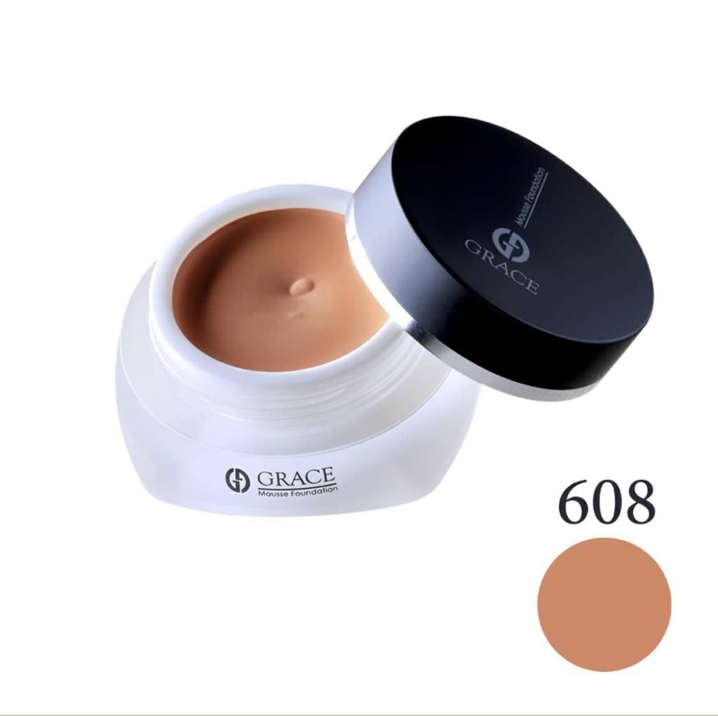 گریس موس آرایشی کرم پودر فشرده گریم 15 میل Grace شماره 608