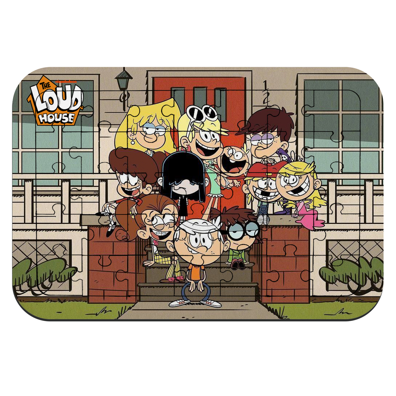  	 پازل 35 تکه طرح انیمیشن خانه پر سر و صدا کد NI2304