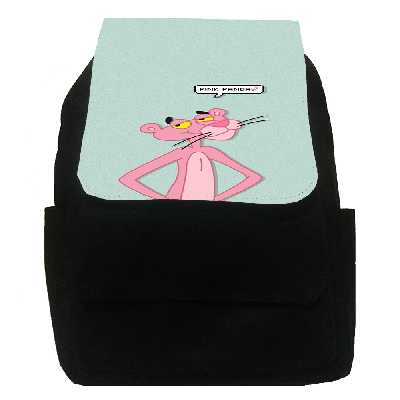 کوله پشتی طرح پلنگ صورتی کد  pp9