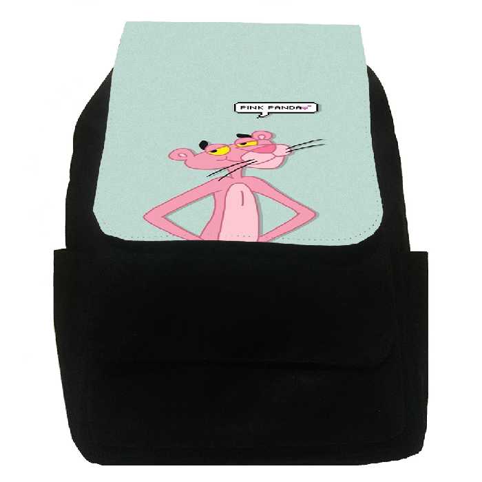 کوله پشتی طرح پلنگ صورتی کد  pp9